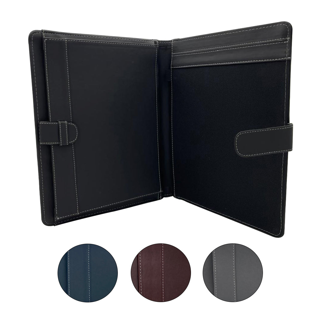 CARPETA EJECUTIVA OFICIO CON PORTABLOCK BOLSILLO Y BROCHE DE LENGÜETA CARPETA EJECUTIVA OFICIO CON PORTABLOCK BOLSILLO Y BROCHE DE LENGÜETA